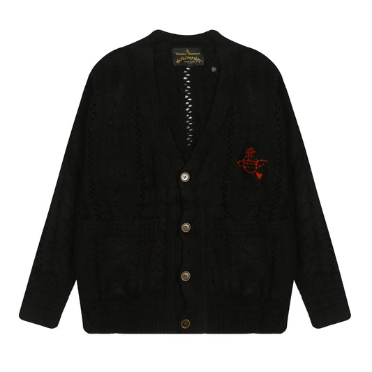 Vivienne Westwood-Color Cotton-Wool Cardigan
