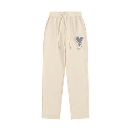 2026 AMI PARIS Straight leg sweatpants