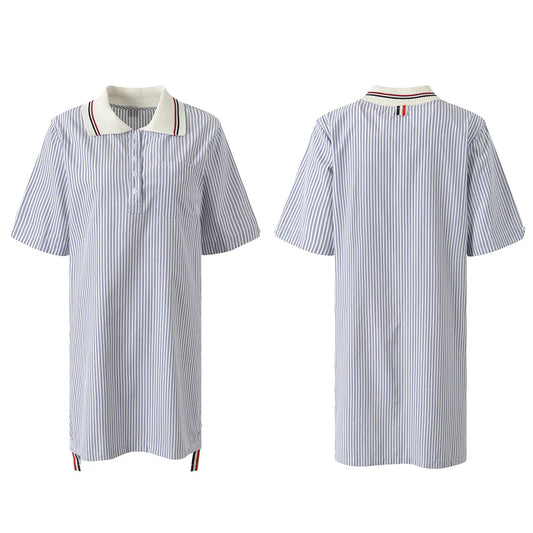 Women's Classic Stripe Cotton Dress