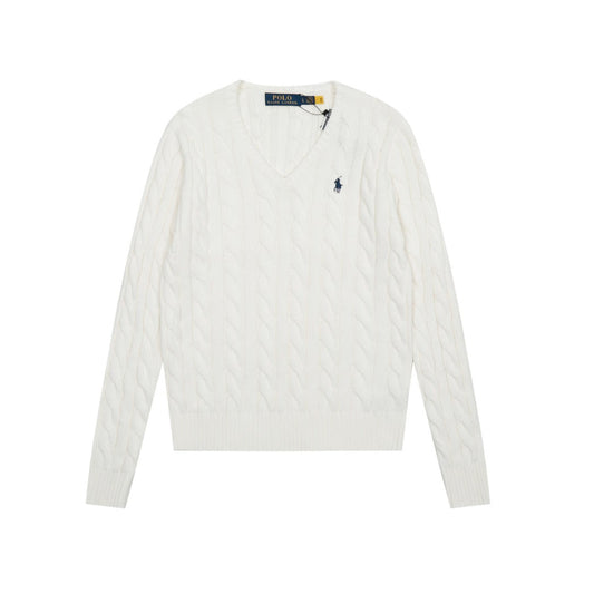 Ralph Lauren Women‘s Cable Knit Cotton Sweater