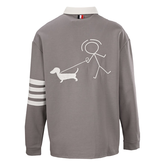 2026 Spring Summer Four-Bar Stripe Hoodie