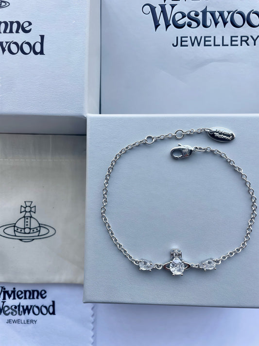 Vivienne Westwood Simple Rhinestone Bracelet
