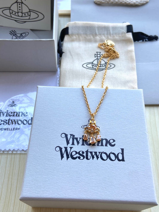 Vivienne Westwood Rhinestone Collar Necklace