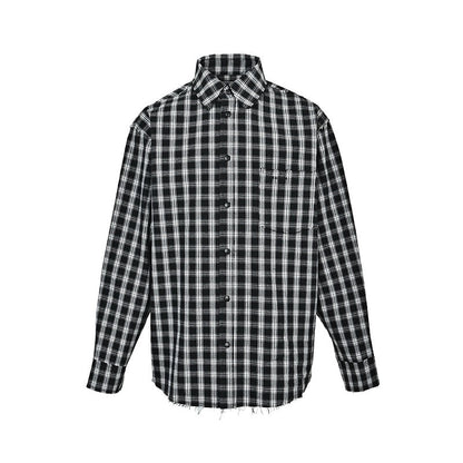 Balenciaga Cotton Shirt with Glass Fiber Trim