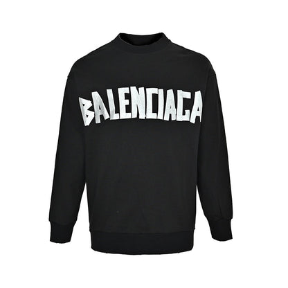 Balenciaga Logo Print Unisex Cotton Hoodie
