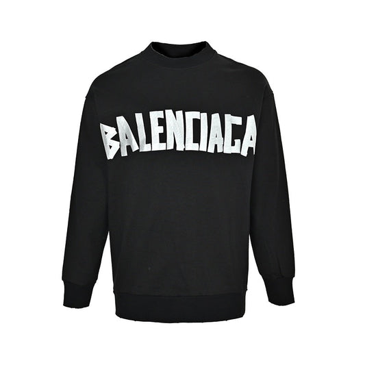 Balenciaga Logo Print Unisex Cotton Hoodie