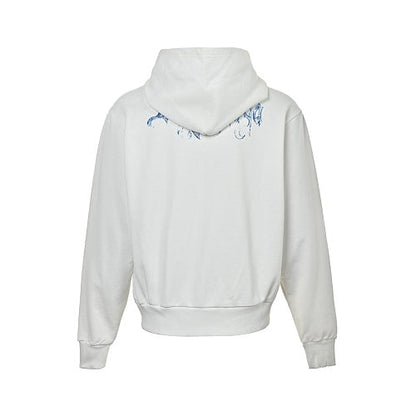Balenciaga Graphic Print Cotton Hoodie