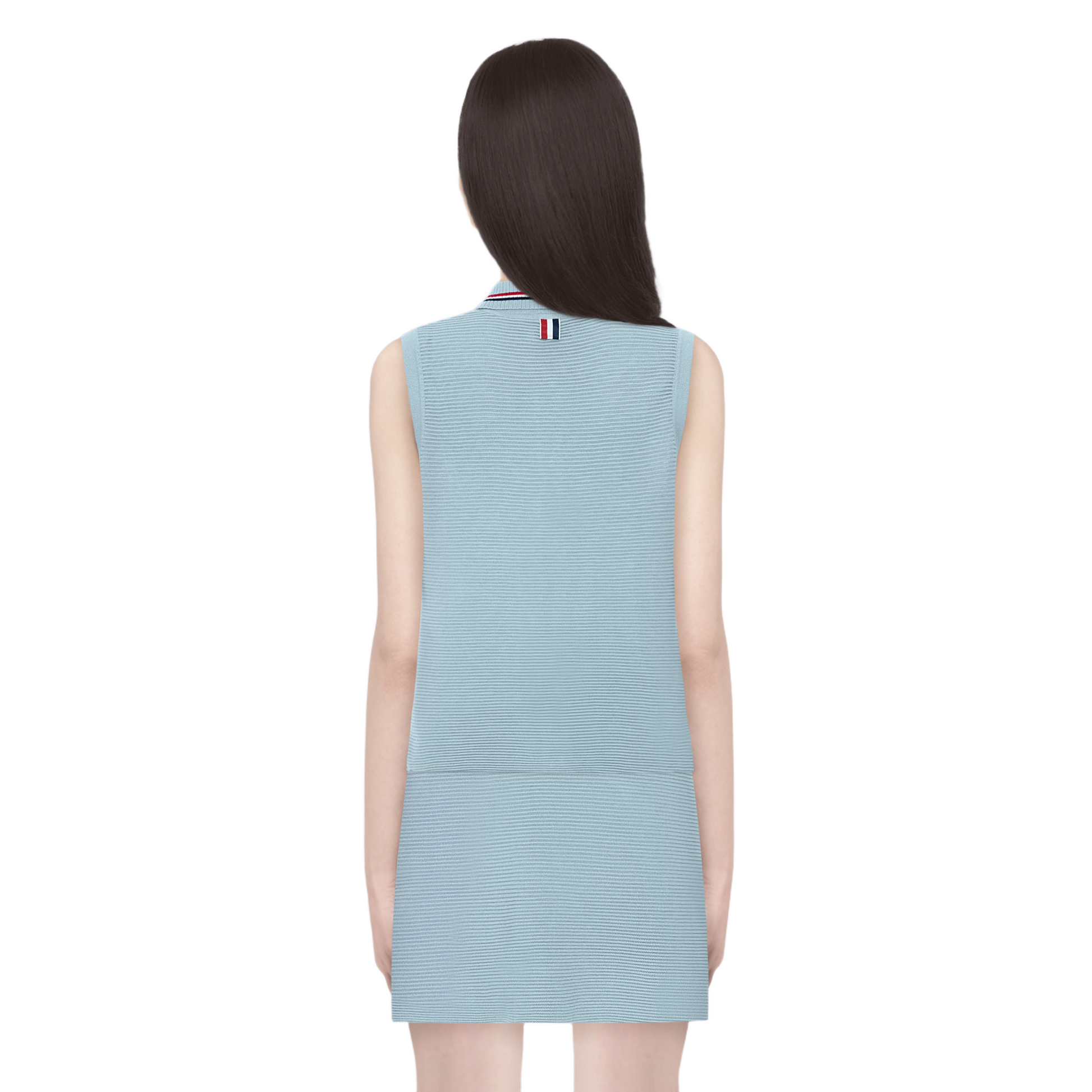 Sleeveless vest top + skirt THOM TREND