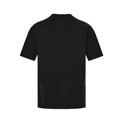Balenciaga 100% Cotton Crewneck T-Shirt in White & Black