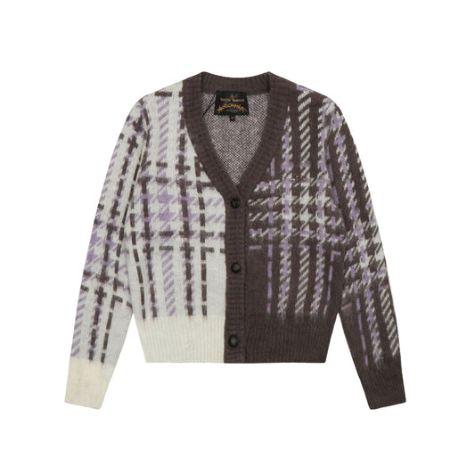 Vivienne Westwood Color-block Cotton-Wool Cardigan