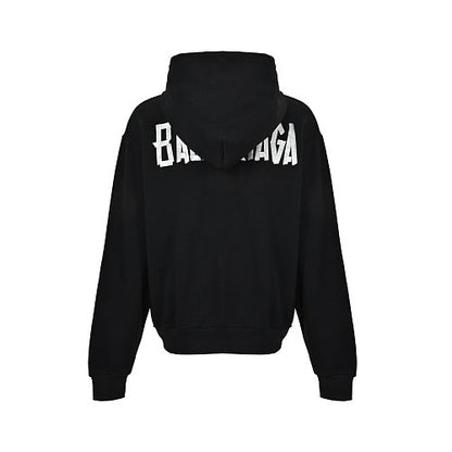 Balenciaga Print Couples Cotton Hoodie