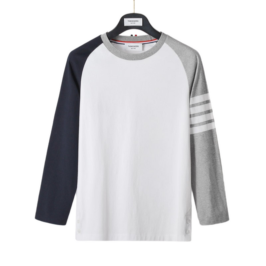 Men's long sleeve lapel T-shirt（副本） THOM TREND