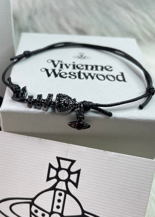 Vivienne Westwood Fishbone Cord Bracelet