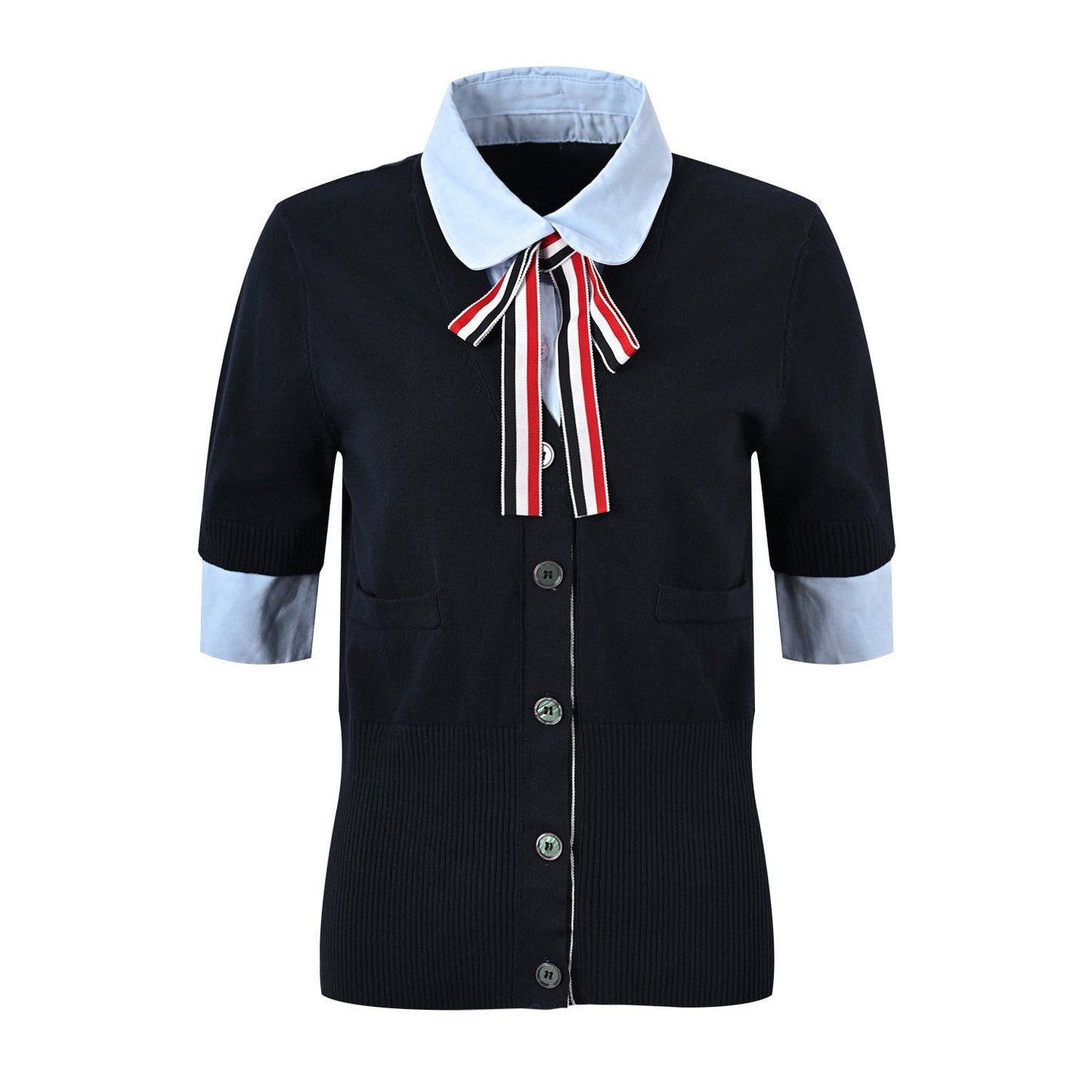 Women's Knitted Wool POLO Shirt（复制） THOM TREND