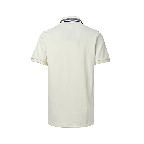 Gucci Logo Embroidered Web Stripe Polo Shirt