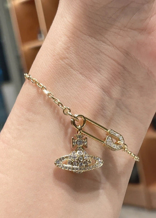 Vivienne Westwood Saturn Pin Bracelet