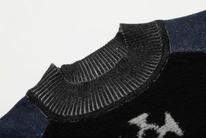 Vivienne Westwood Color-block Cotton-Wool Sweater