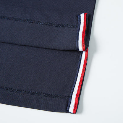 Classic 4-Bar Cotton T-Shirt