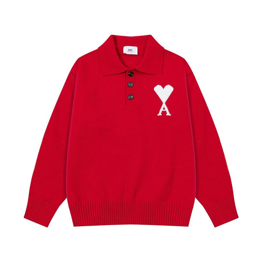 2026 AMI PARIS  Collar Sweater