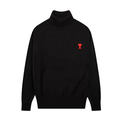 2026 AMI PARIS   Turn Neck Sweater