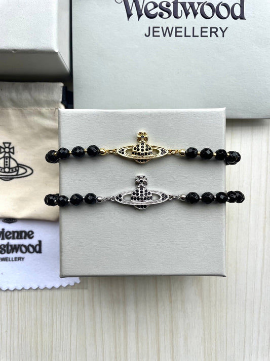 Vivienne Westwood Black Planet Bracelet