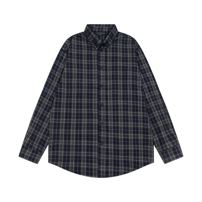 2025SS Plaid Long-Sleeve Shirt