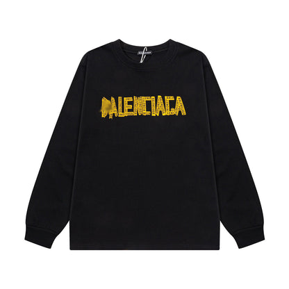 Balenciaga Couples Print Sweatshirt