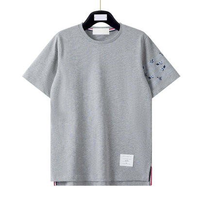 Classic 4-Bar Cotton T-Shirt