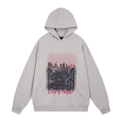 Balenciaga Print Loose Fit Hoodie