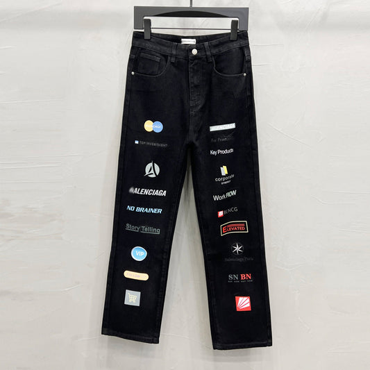 Balenciaga Man LOGO Jeans