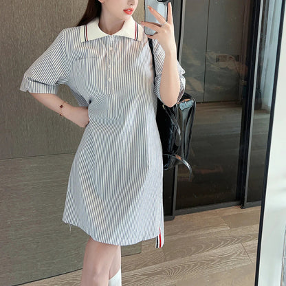 Women's Classic Stripe Cotton Dress