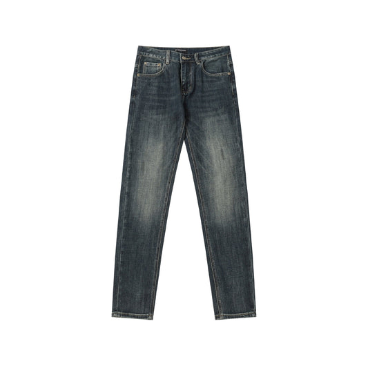 Balenciaga  New Blue Distressed Jeans