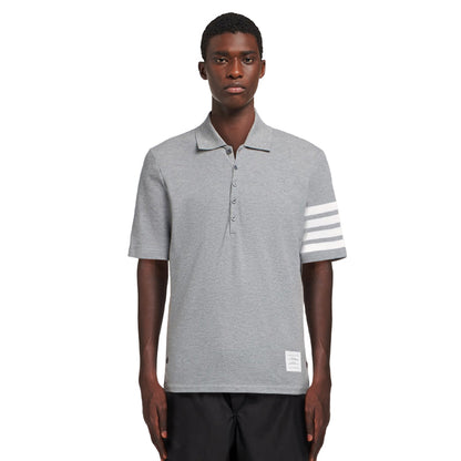 4-Bar Signature Cotton Polo Shirt