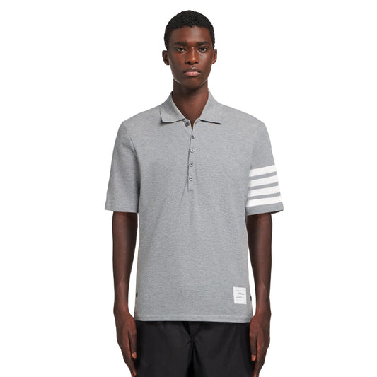 4-Bar Signature Cotton Polo Shirt