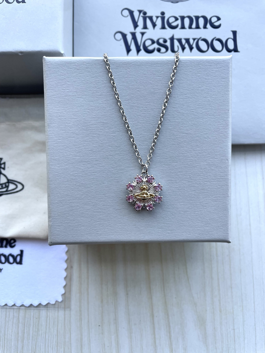 Vivienne Westwood Snowflake Rhinestone Necklace