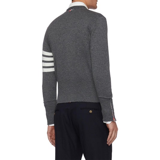 Thom Browne Chunky Knit Sweater Jacket