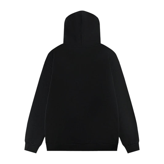 Balenciaga Loose Fit Print Hoodie