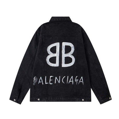 Balenciaga Black Denim Jacket