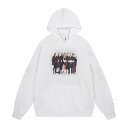 Balenciaga Couples Print Hoodie