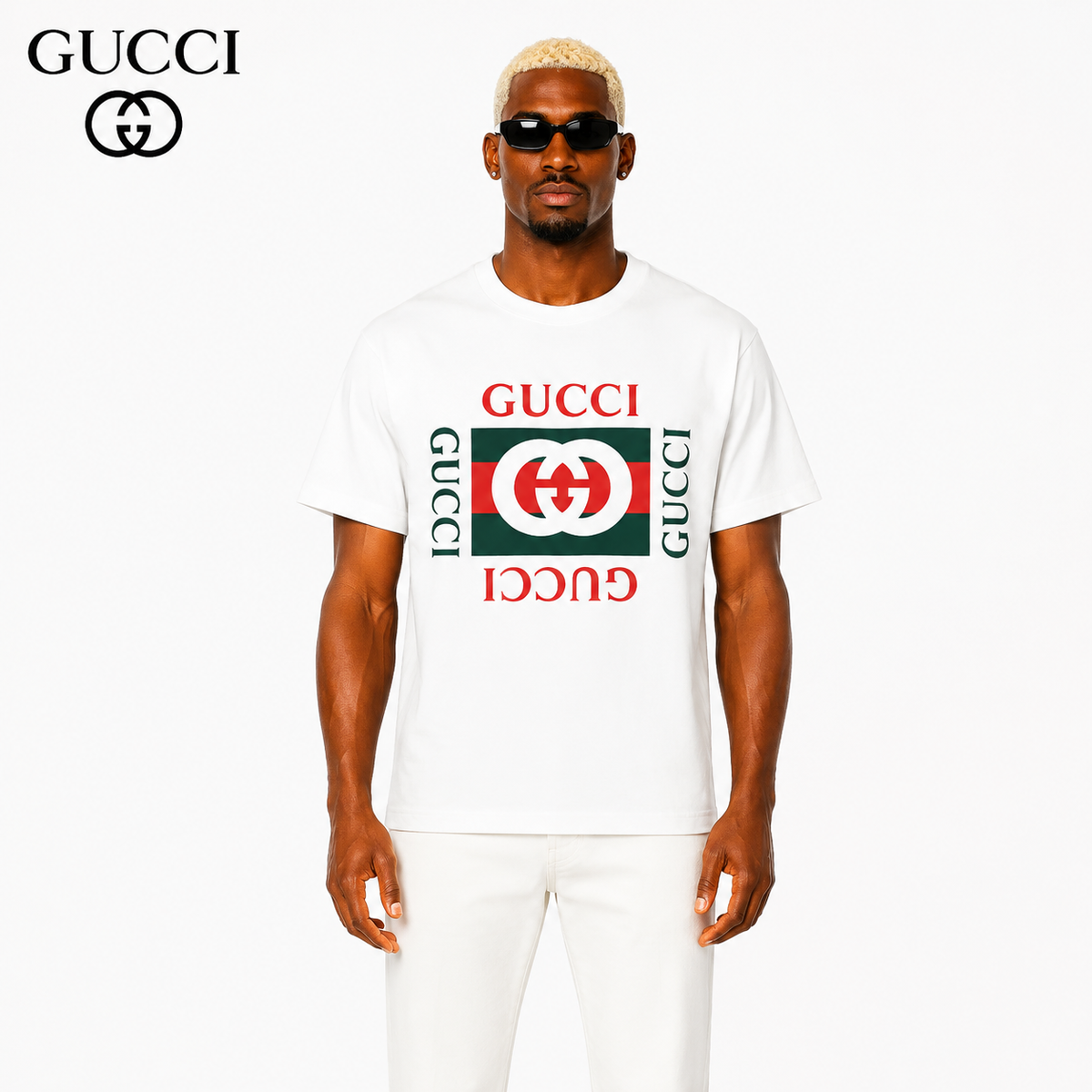 Gucci Logo T-Shirt in Black