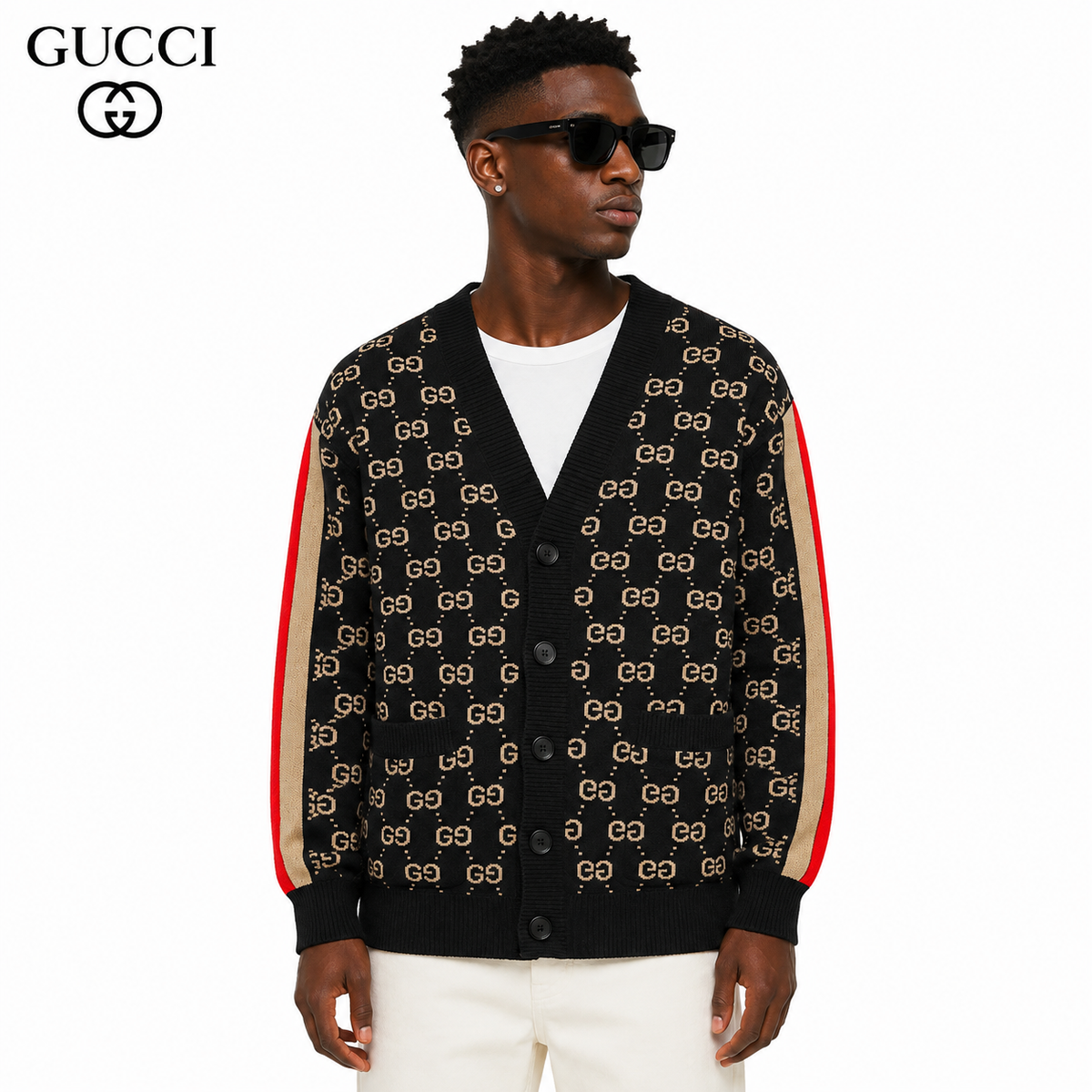Gucci Signature Logo Knit Sweater