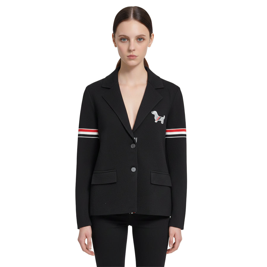 Thom Browne Women's Classic Blue Coat