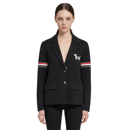Thom Browne Women's Classic Blue Coat
