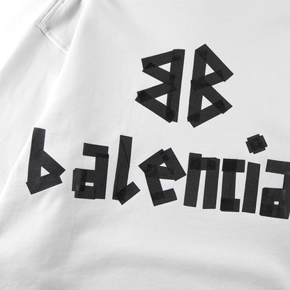 Balenciaga Print LOGO Hoodie