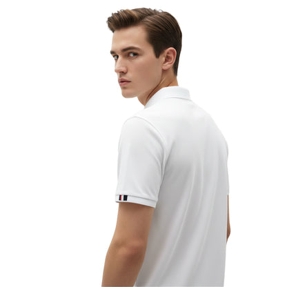 Thom Browne Unisex Cotton Polo T-Shirt