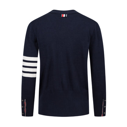 Thom Browne Chunky Knit Sweater Jacket