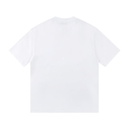 Balenciaga Printed Couples' Style T-shirt