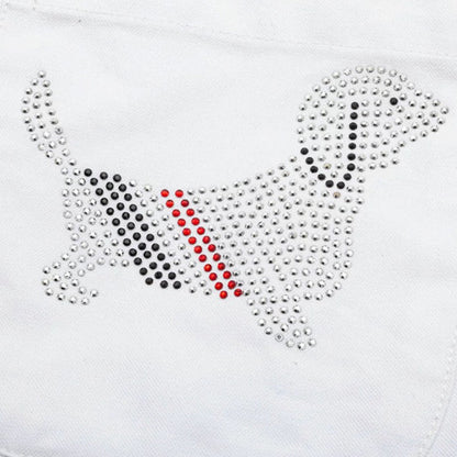 Thom Browne 2026 Puppy Embroidery Long Sleeve Shirt