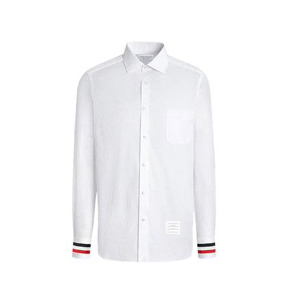 Thom Browne 2025 Spring Summer Men's Solid Cotton Shirt