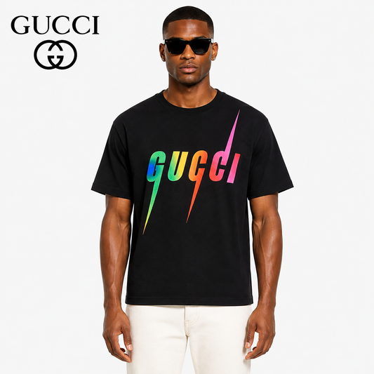 Gucci Signature 5F58 T-Shirt in Black & White